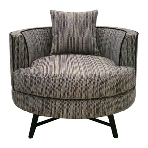 Harper Swivel Chair - Stripe/Multi
