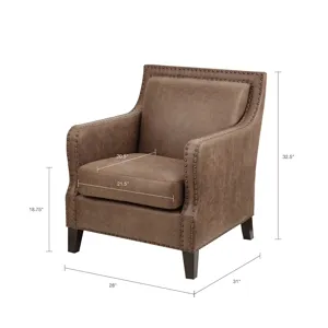 Shasta Accent Chair - Brown