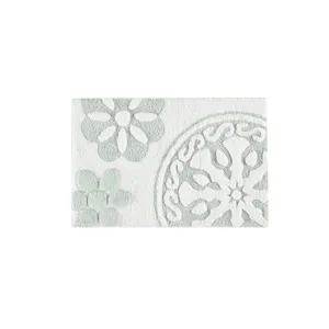 Madison Park Casablanca Medallion Cotton Tufted Bath Rug