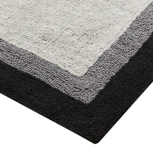 Amherst Cotton Tufted Bath Rug - Black