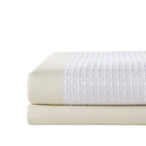 Madison Park Spa Waffle Shower Curtain with 3M Treatment