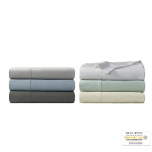 1000 Thread Count California King HeiQ Smart Temperature Cotton Blend 4 PC Sheet Set - Ivory