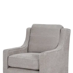 Harris Chenille Swivel Chair - Grey