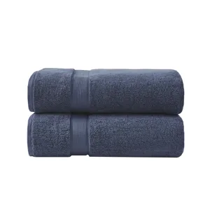 Madison Park Signature 800GSM 100% Cotton Bath Sheet 2 Piece Set