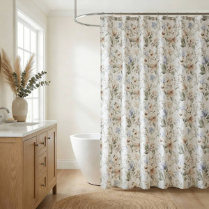 Harbor House Blue Herbal Shower Curtain - Multi