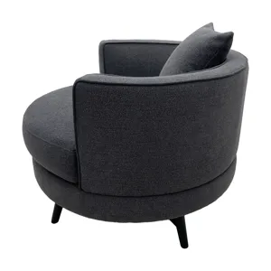 Harper Swivel Chair - Dark Grey