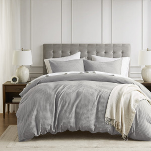 Comfort Spaces Mina Weave Textured Duvet Cover Set