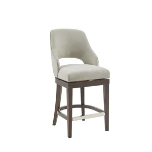 Jillian Counter Stool with Swivel Seat - Cream