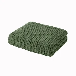 Madison Park Rowan Waffle Knit Chenille Throw