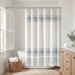 Harbor House Blue Morgan Shower Curtain