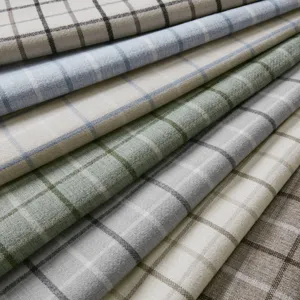 Anaheim Plaid Rod Pocket and Back Tab Curtain Panel with Fleece Lining - Denim Blue