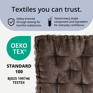 Intelligent Design Azza Poly Chenille Square Floor Pillow Cushion Compress Pack
