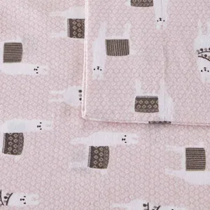 Intelligent Design Cozy Soft Cotton Flannel Printed Sheet Set
