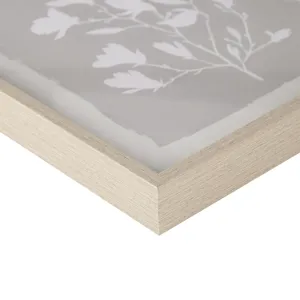 Madison Park Fair Florets 3-piece Framed Glass Wall Art Set - Beige