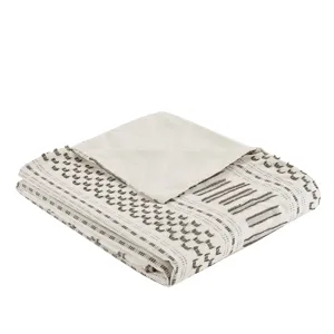 INK+IVY Rhea Cotton Jacquard Duvet Cover Mini Set