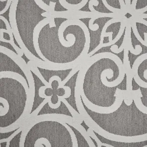 Kirby Push Back Recliner - Grey