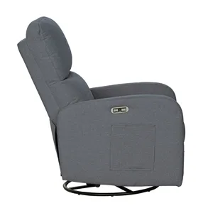 INK+IVY Dakota Power Recliner 3-in-1 with Swivel, Glider, Charging Station