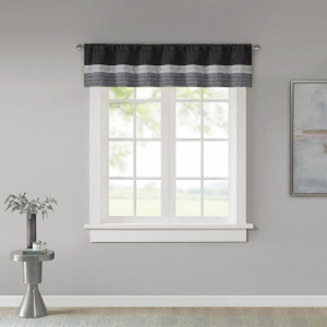 Madison Park Amherst Polyoni Pintuck Window Valance