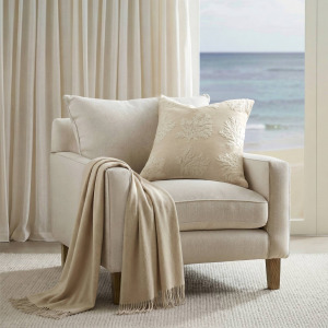 Harbor House Camila Coral 1 Piece Cotton Pillow Cover - Linen