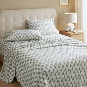 True North by Sleep Philosophy Cozy Cotton Flannel Printed Sheet Set