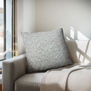 Chapel Hill Zoe Solid Square Pillow - Navy/Beige