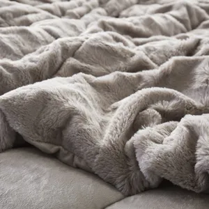 Madison Park Gia Faux Fur Comforter Mini Set