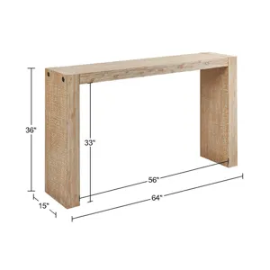 Monterey Console table - Natural