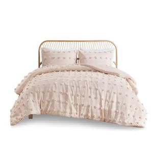 Intelligent Design Lucy Clip Jacquard Duvet Cover Set