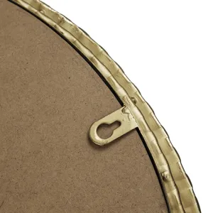 N/A Gold Metal Arch Wall Mirror - Gold