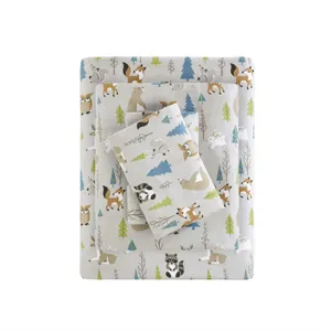 True North by Sleep Philosophy Cozy Cotton Flannel Printed Sheet Set