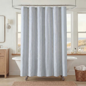 Harbor House Blue Anslee Shower Curtain