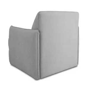 Carly Swivel Chair - Light Grey