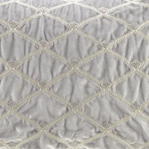 Aumont Oblong Decor Pillow - Silver