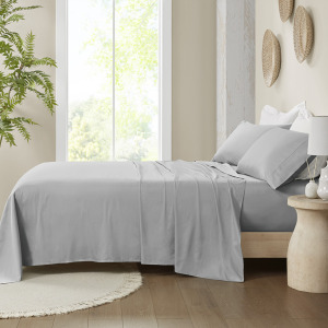 Madison Park 300 Thread Count 100% Organic Cotton Deep Pocket Sheet Set