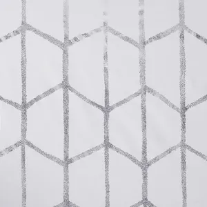 Intelligent Design Raina Total Blackout Metallic Print Grommet Top Curtain Panel