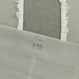 INK+IVY Shay 3 Piece Striped Cotton Duvet Cover Set