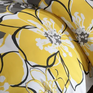 Allison Full/Queen Floral Comforter Set - Yellow