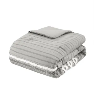 INK+IVY Imani Cotton Printed Comforter Set with Chenille