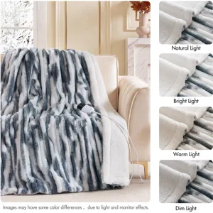 Beautyrest Heated Zuri Luxe Heated Throw