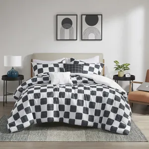 Intelligent Design Miley Checkered Comforter Set