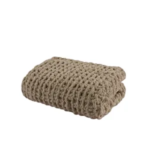 Madison Park Chenille Chunky Knit Throw