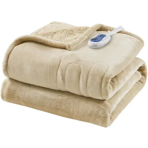 Beautyrest Heated Microlight to Berber Throw