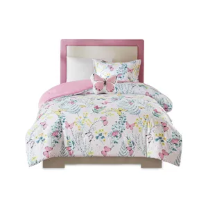 Mi Zone Kids Cynthia Printed Butterfly Comforter Set