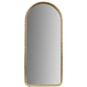 N/A Gold Metal Arch Wall Mirror - Gold