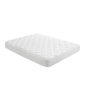 Cooling Touch King Overfilled Deep Pocket Mattress Pad - White