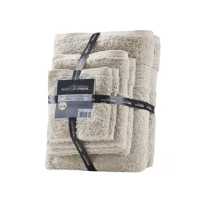 Madison Park Signature Luce 100% Egyptian Cotton 6 Piece Towel Set