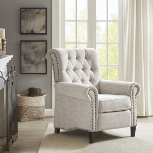 Aidan Push Back Recliner - Cream