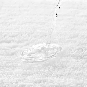 Splendor 100% Cotton Tufted 3000 GSM Reversible Bath Rug - White