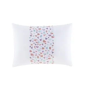 Mi Zone Glimmer Metallic Glitter Printed Reversible Comforter Set