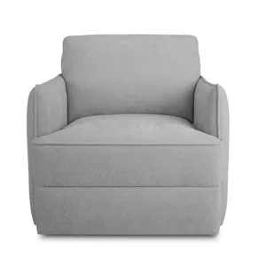 Carly Swivel Chair - Light Grey